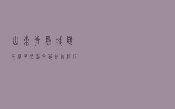山东青岛城阳区构建“法治+文艺”普法格局