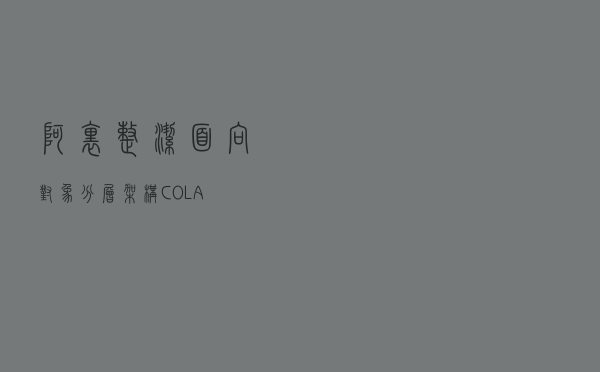 阿里-整洁面向对象分层架构COLA