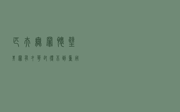 匹夫无罪 怀璧其罪，有才华却得不到重用的成语