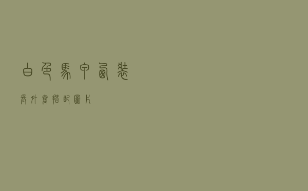 白色马甲西装长外套搭配图片