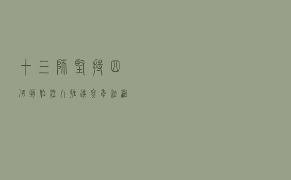 十三师坚持四个到位 深入推进“冬季法治大培训”