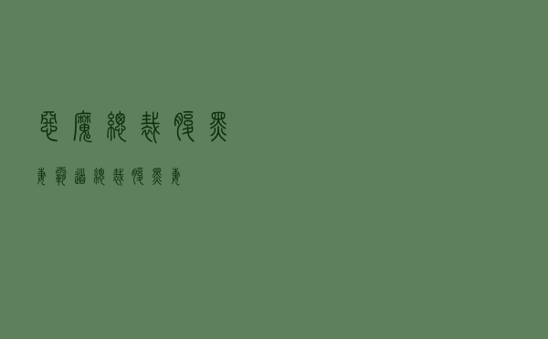 恶魔总裁腹黑妻，霸道总裁腹黑妻