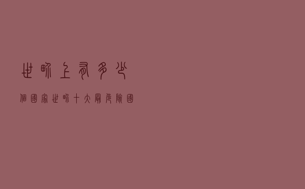 世界上有多少个国家（世界十大最危险国家）