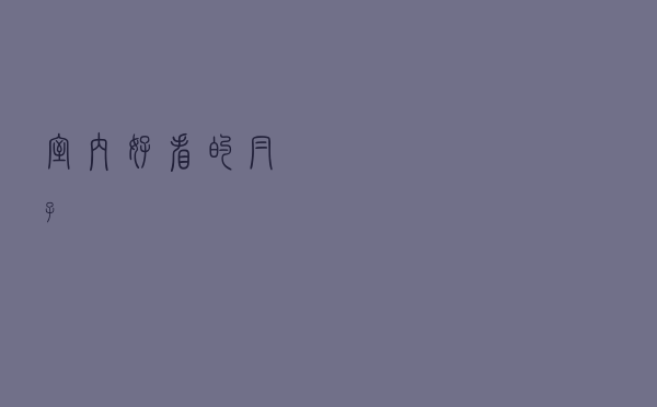 室内好看的帽子