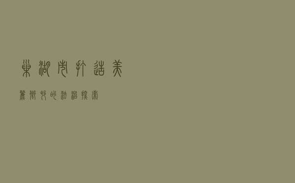 巢湖市打造美丽乡村的法治探索