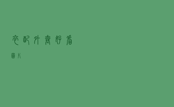 衣配外套好看图片