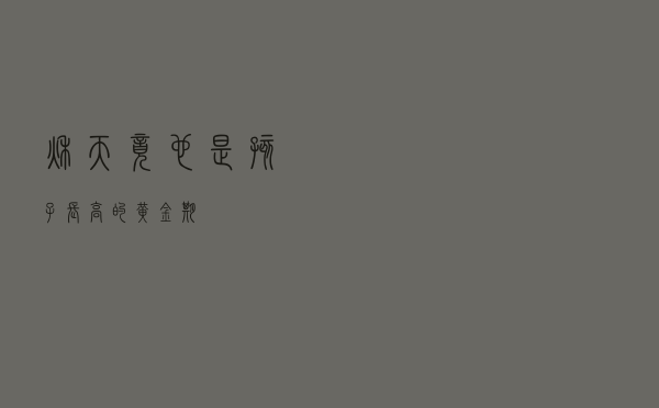 秋天竟也是孩子长高的黄金期