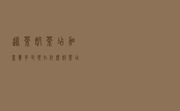 巡茶奶茶店加盟费多少（现在什么奶茶店比较火）