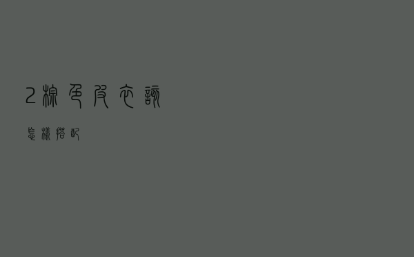 2棕色皮衣该怎样搭配