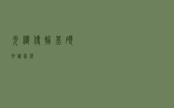 光纤传输基础知识汇总