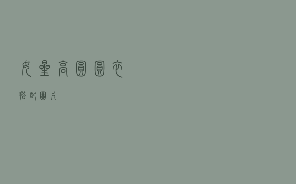 女星高圆圆衣搭配图片